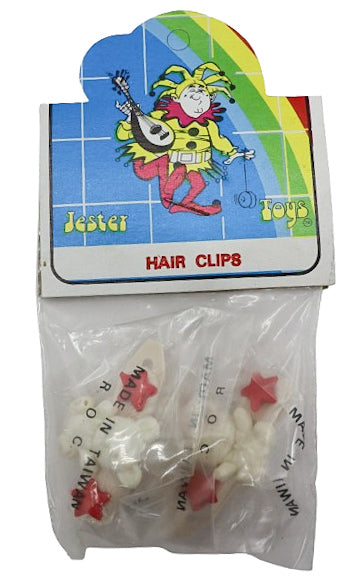 1980s/90s Jester Toys Hair Clips NZ Made