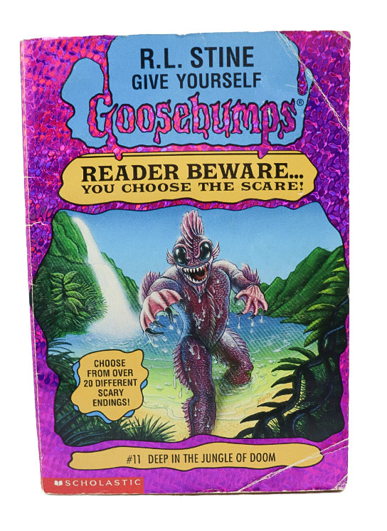 R.L Stine Goosebumps - Reader beware... You choose the scare! #11 Deep in the jungle of doom