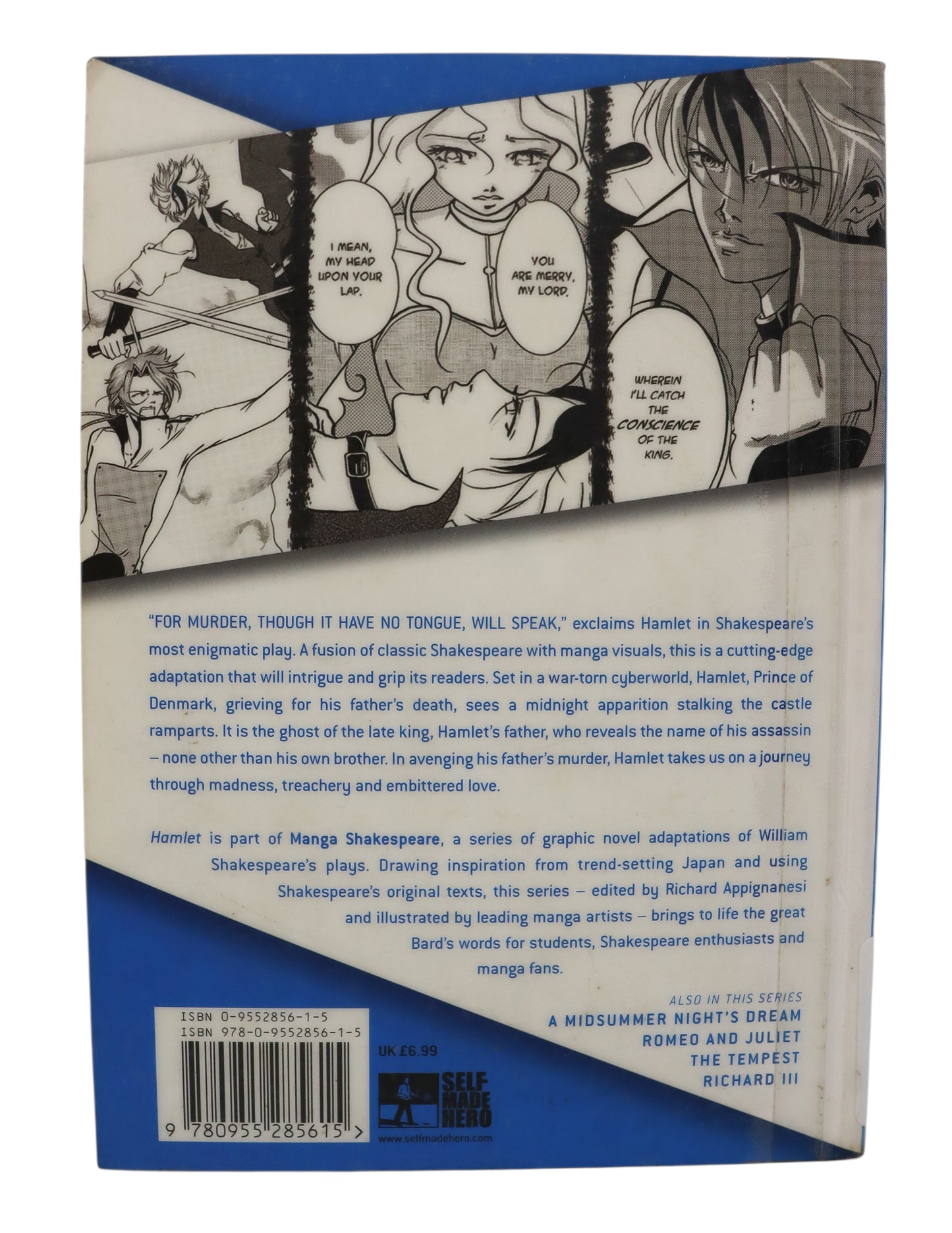 Manga Shakespeare Hamlet Book