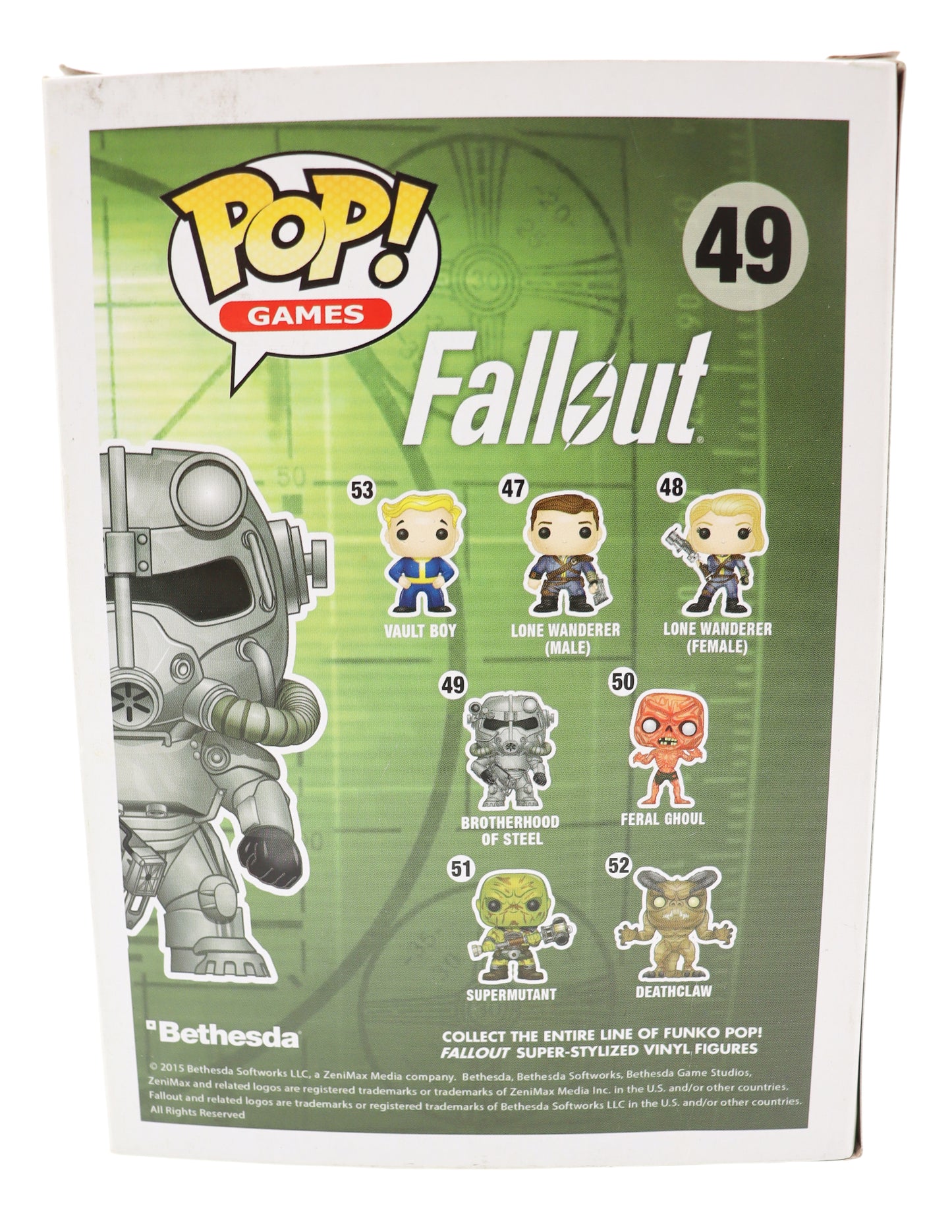 Funko Pop! Vinyl Fallout Brotherhood Of Steel #49
