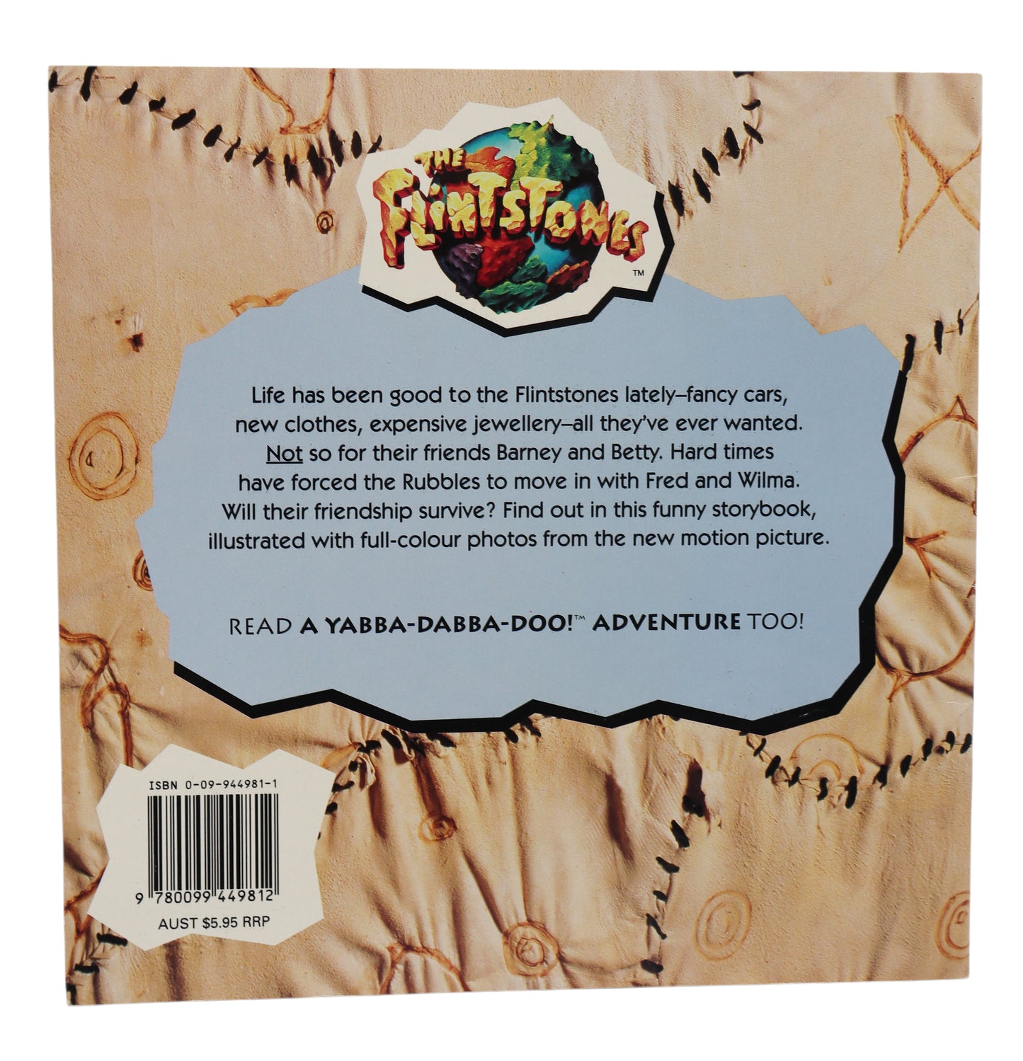 The Flintstones Big Time In Bedrock Book