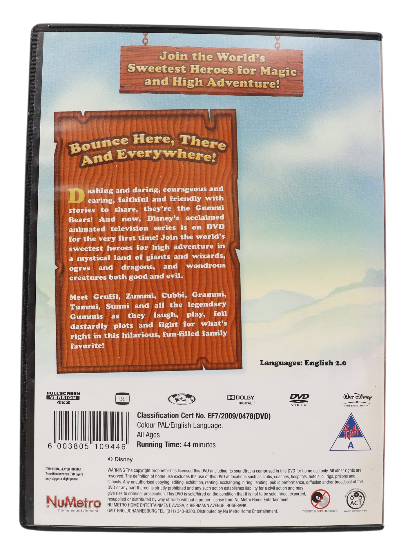 The Adventures Of The Gummi Bears Volume Ten DVD