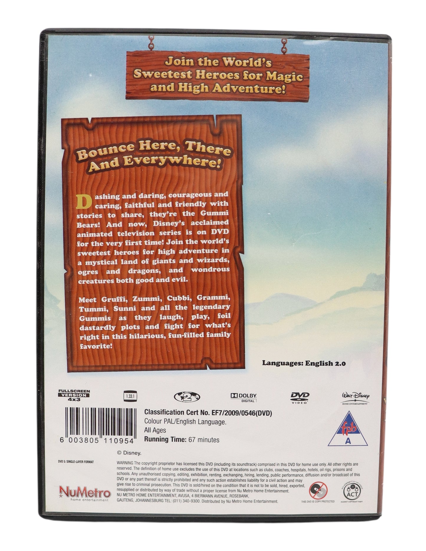 The Adventures Of The Gummi Bears Volume Eleven DVD