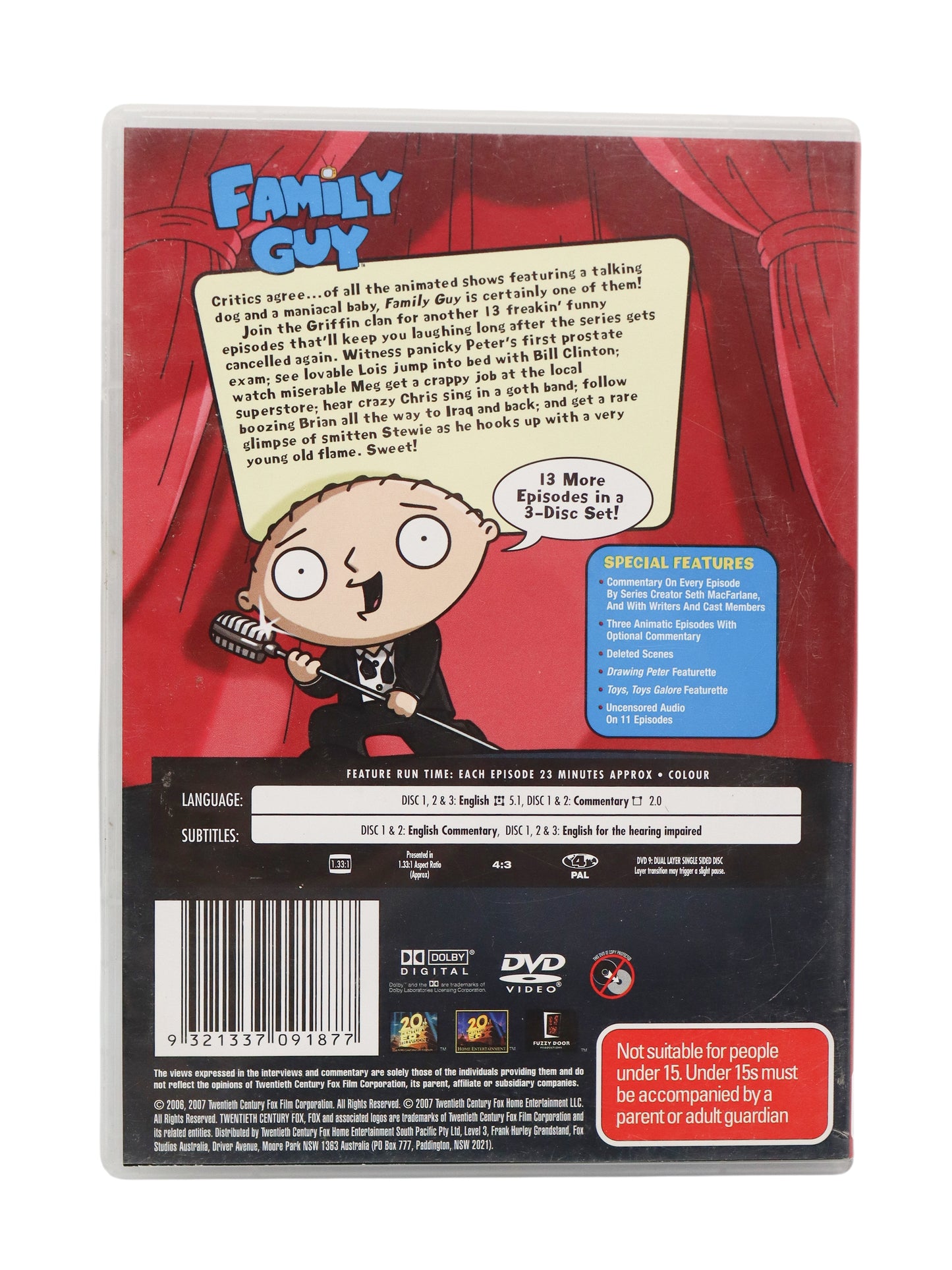 Family Guy Season Six DVD