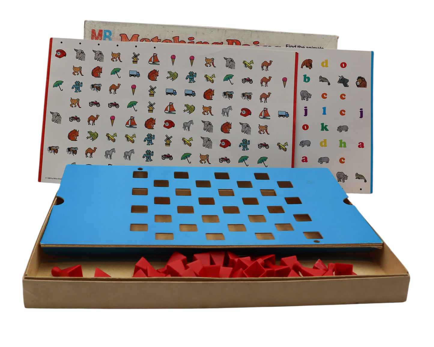 1981 Milton Bradley Matching Pairs Boardgame