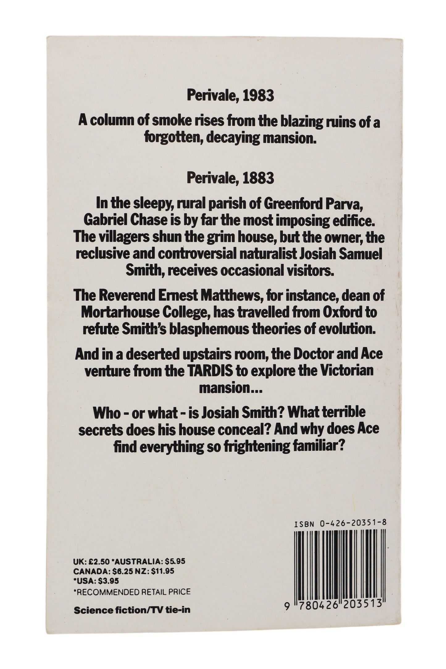 Doctor Who Ghost Light Book