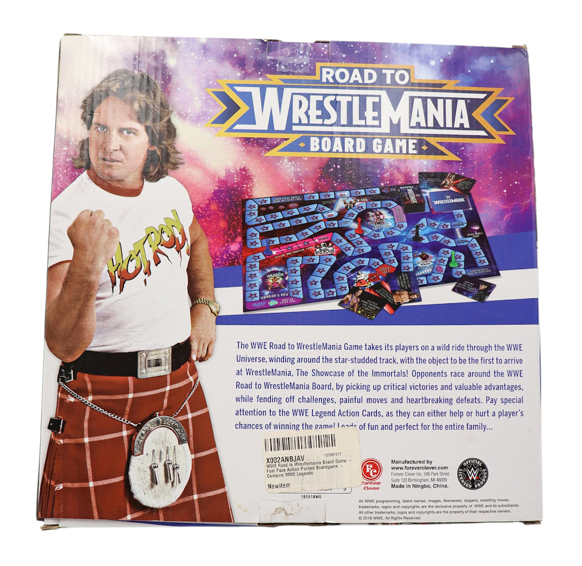 2018 WWE Road To Wrestlemania Board Game