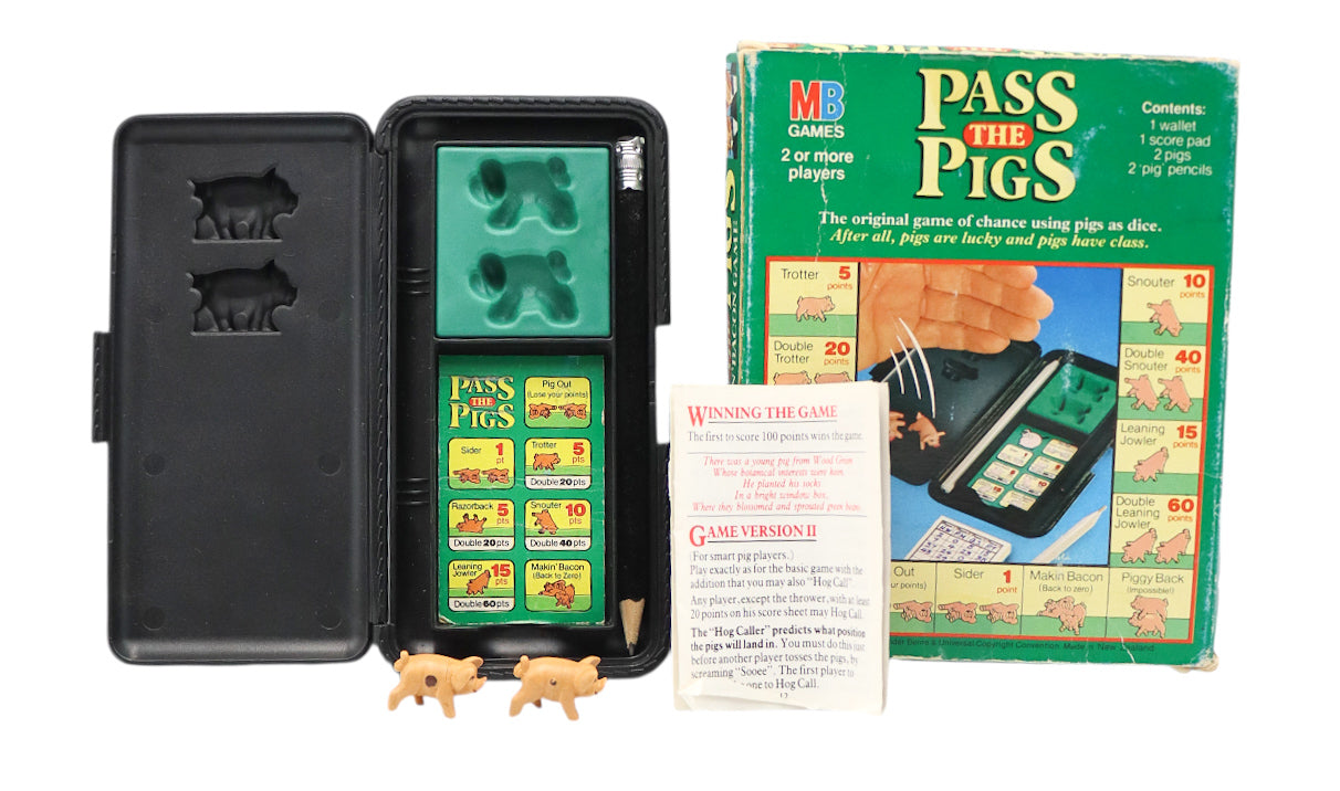 1894 Milton Bradley Pass The Pigs Boardgame