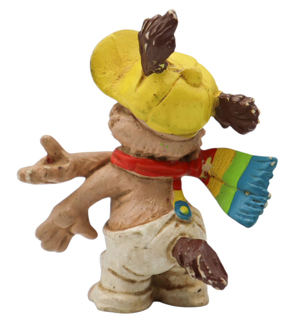 1981 Wallace Berrie Rainbow Kids Dog PVC Figure