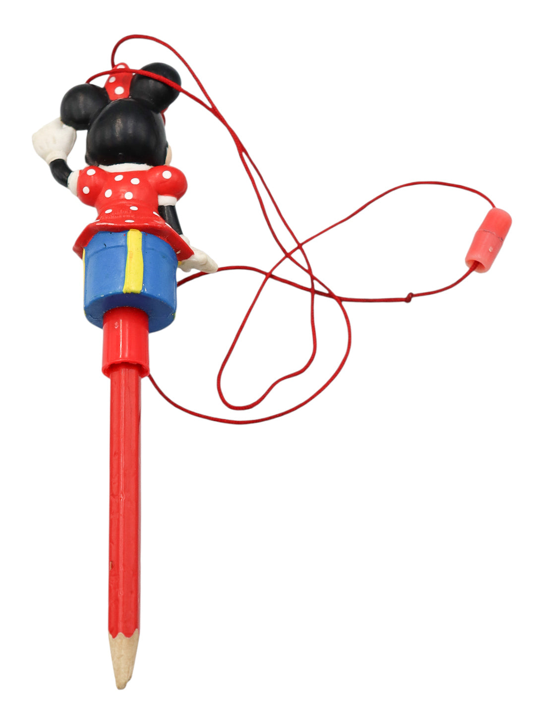 Vintage Disney Minnie Mouse Pencil Topper Necklace