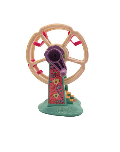 1996 Polly Pocket rides & surprises funfair Ferris wheel