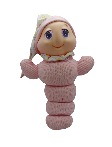 1998 Playskool gloworm pink