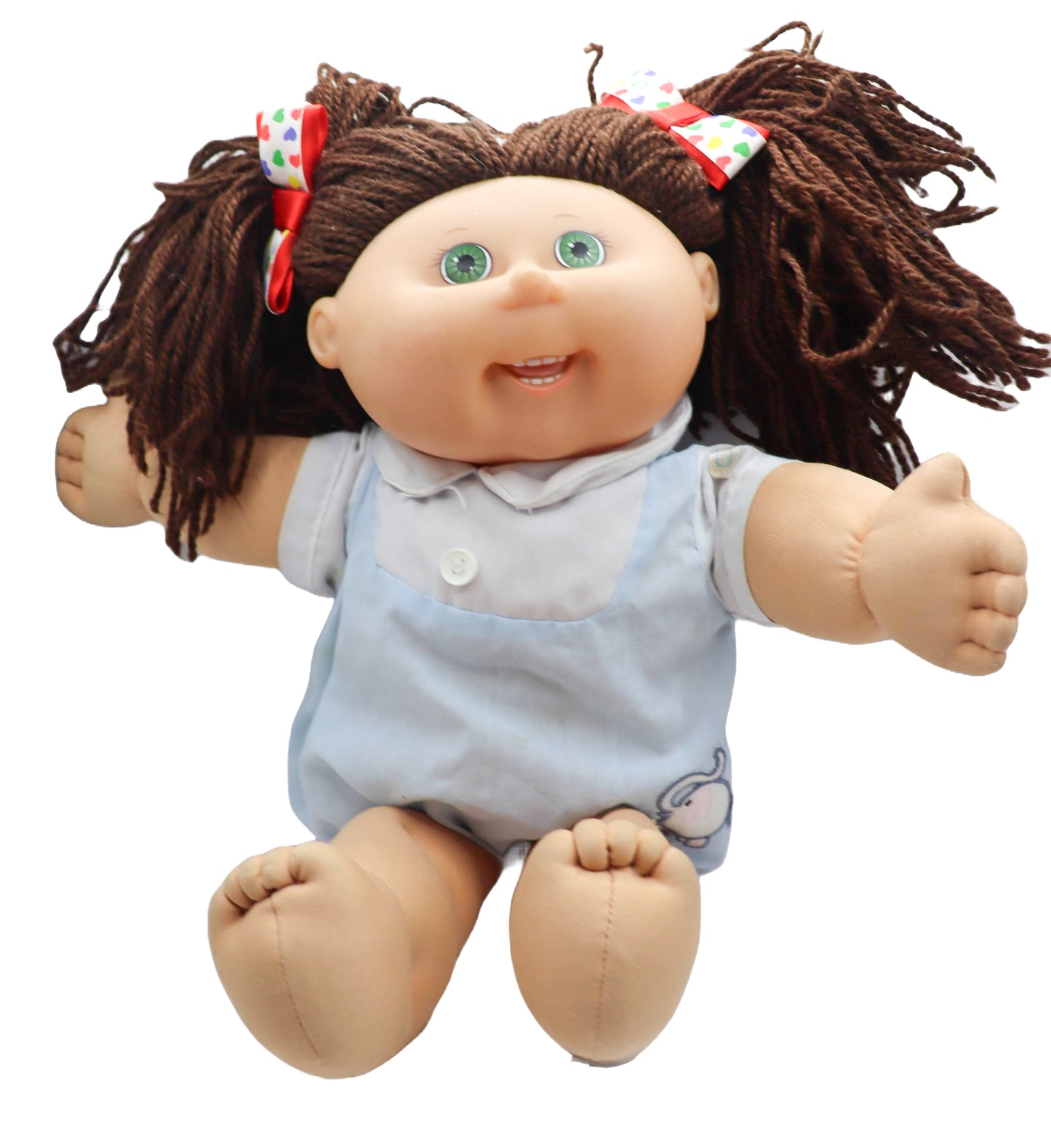 1980s Cabbage Patch Doll Brown hair Green Eyes