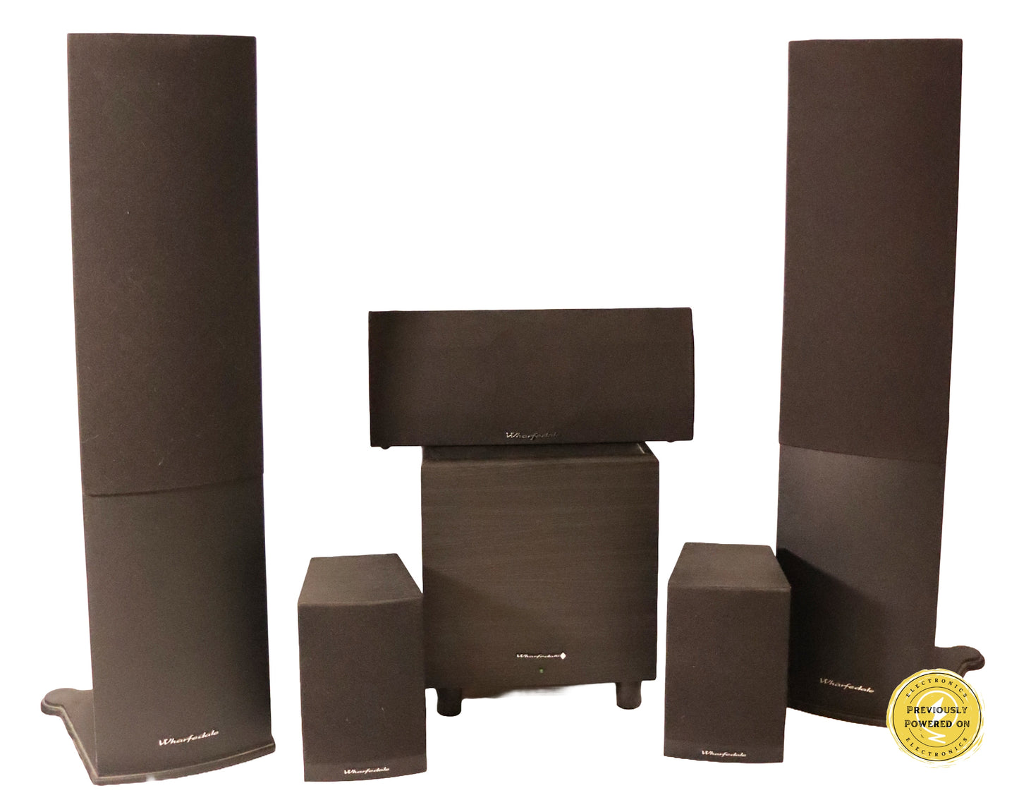 Wharfedale Crystal CR30.4 x2, CR30.1 x2, Subwoofer Amplifier Diamond SW100 x1, CR30C x1 Set Up
