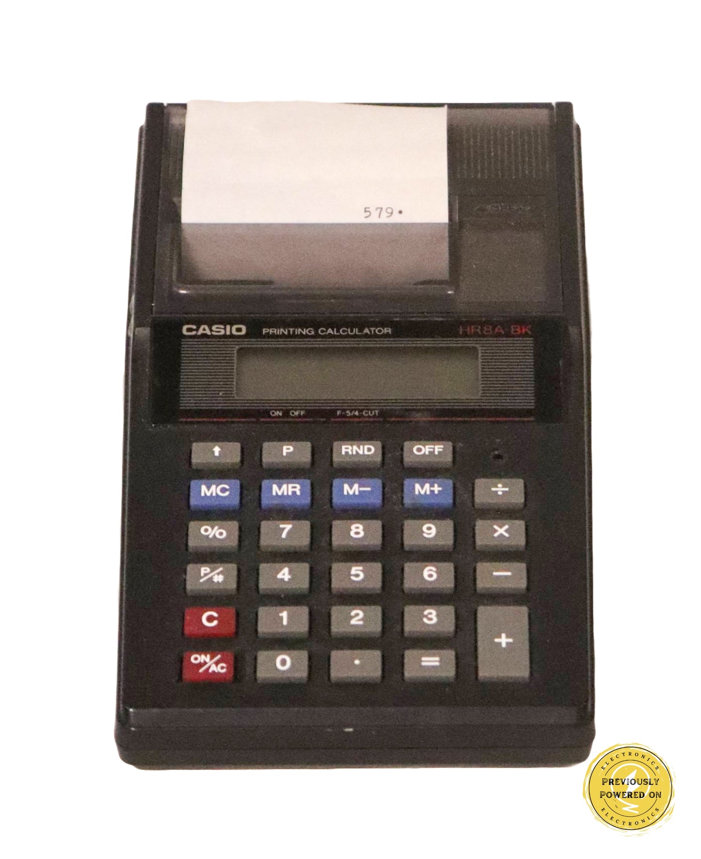 Casio Digital Calculator With Charger and Manual