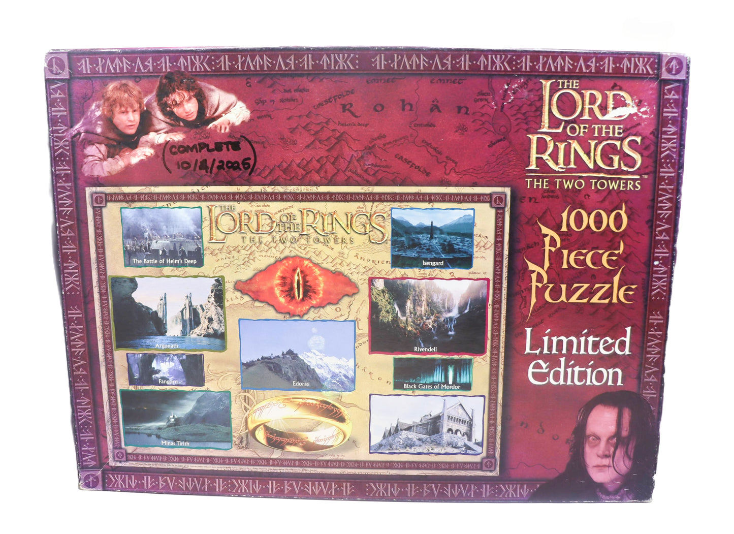 Lord Of The Rings The Two Towers 1000 Piece Puzzle Limited Edition