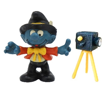 1981 Schleich Smurfs Photographer Smurf Figure