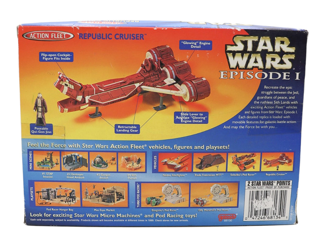1998 Galoob Micro Machines Star Wars Episode I Action Fleet Republic Cruiser