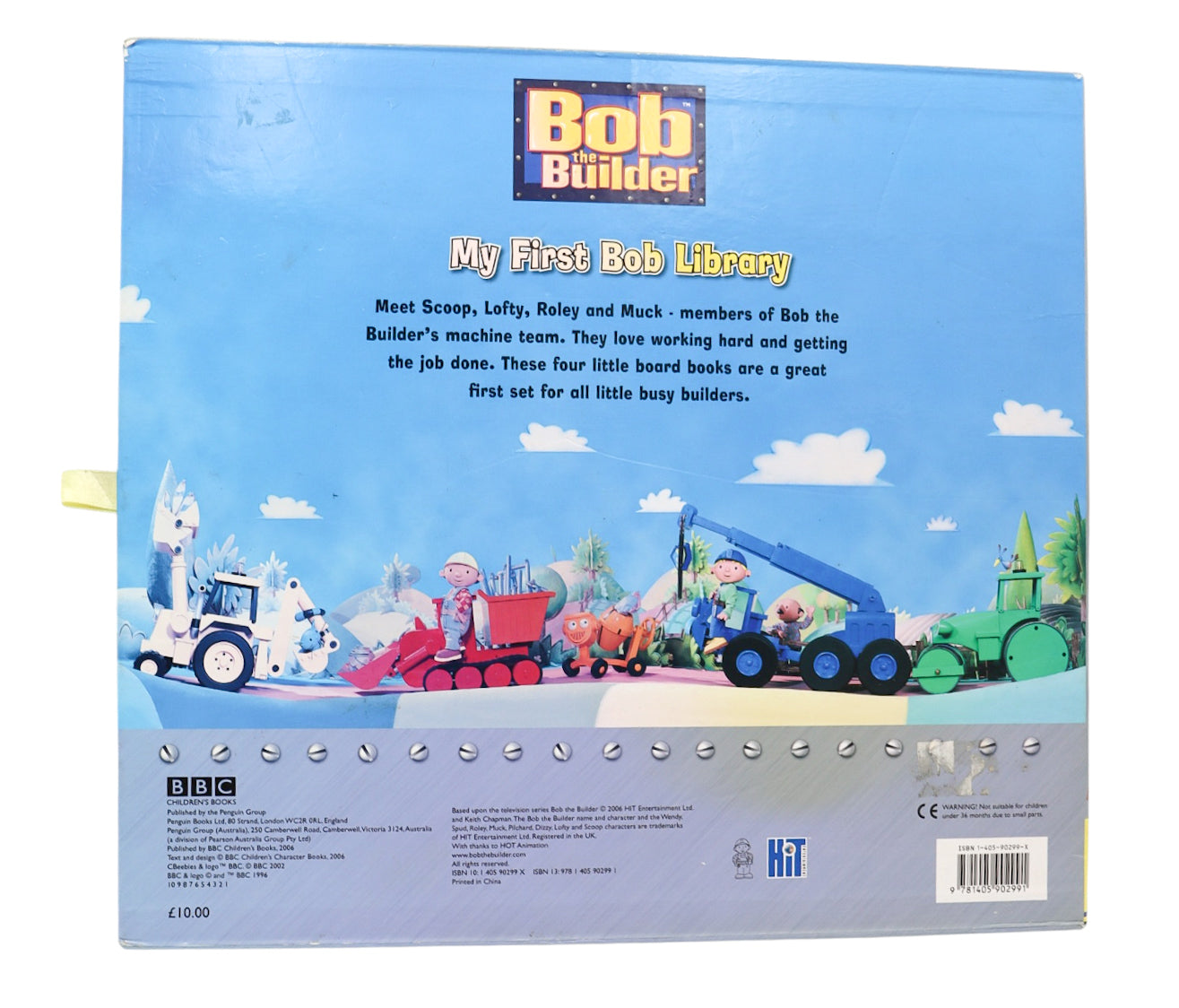 2007 My First Bob Library Bob The Builder 4 Board Book Set