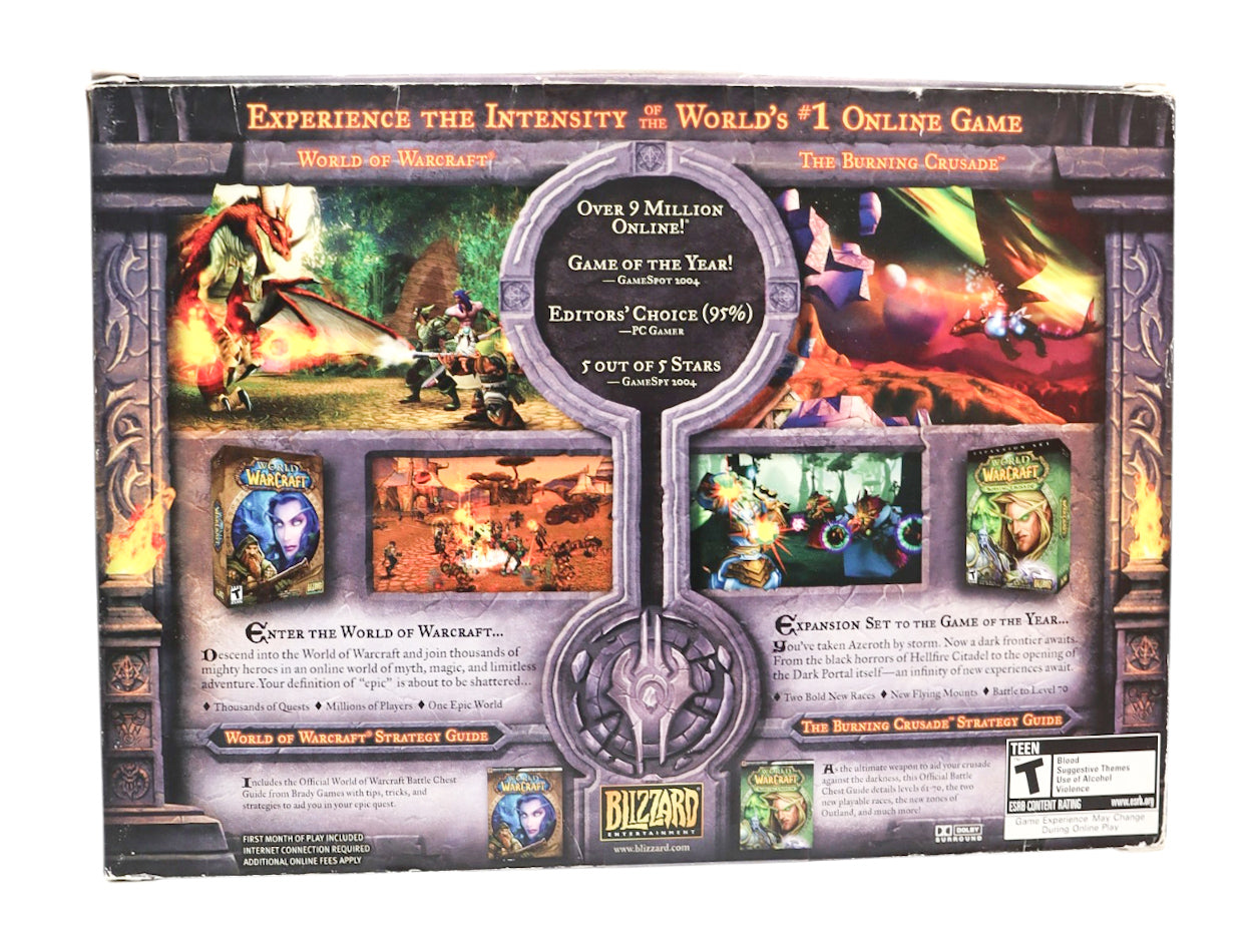 2007 World of Warcraft Battle Chest PC/Mac Game Box Set