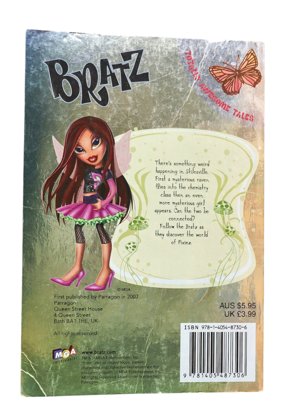 2007 Bratz: Pixie Power Totally Awesome Tales Book