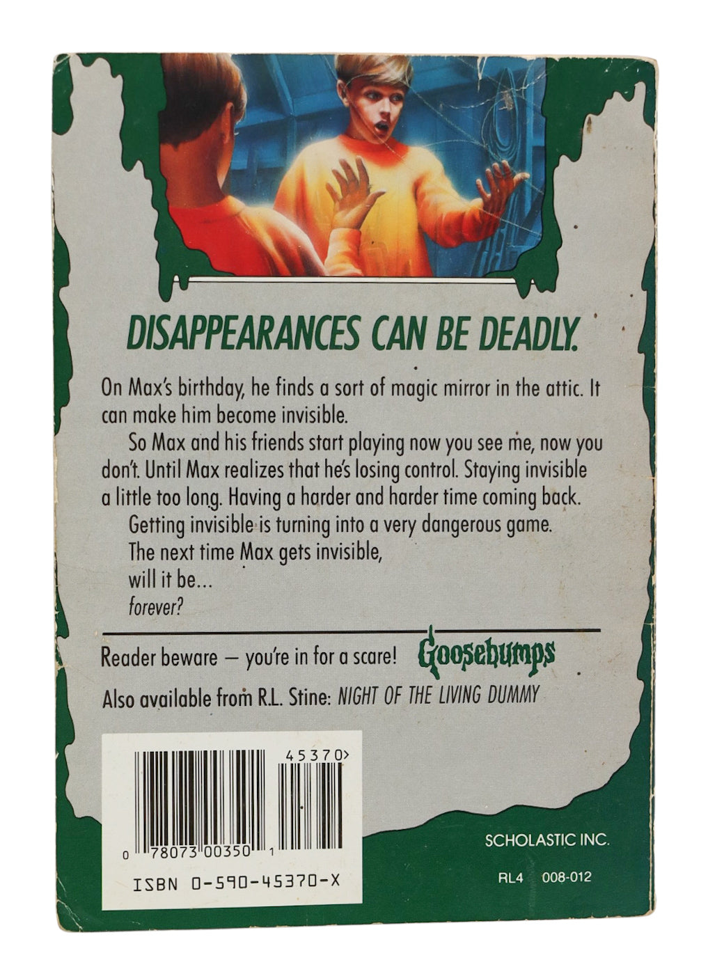 R.L Stine Goosebumps - Let's get invisible