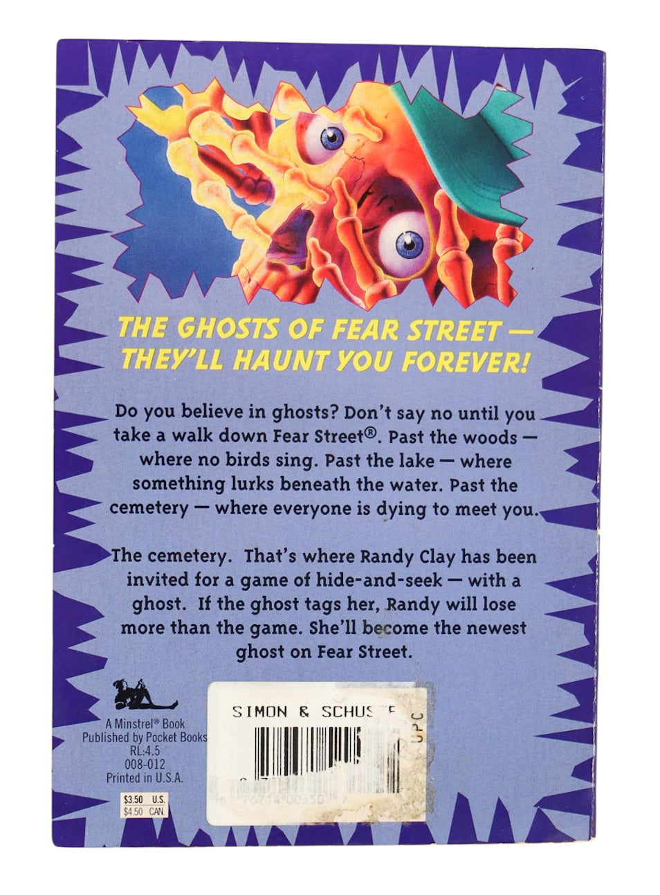 R.L Stines Ghosts Of Fear Street Book