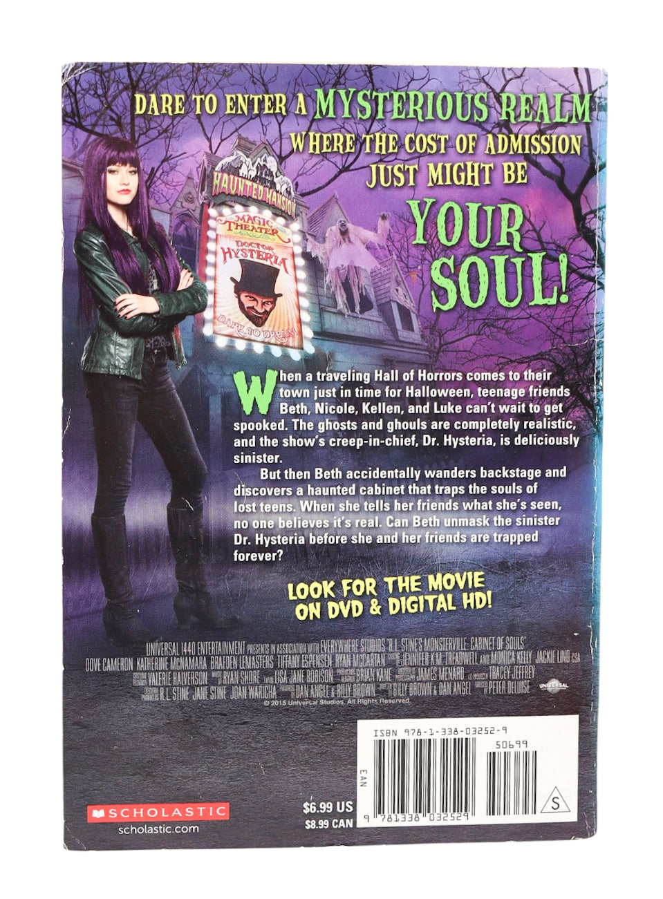 R.L Stines Monsterville Cabinet Of Souls Book