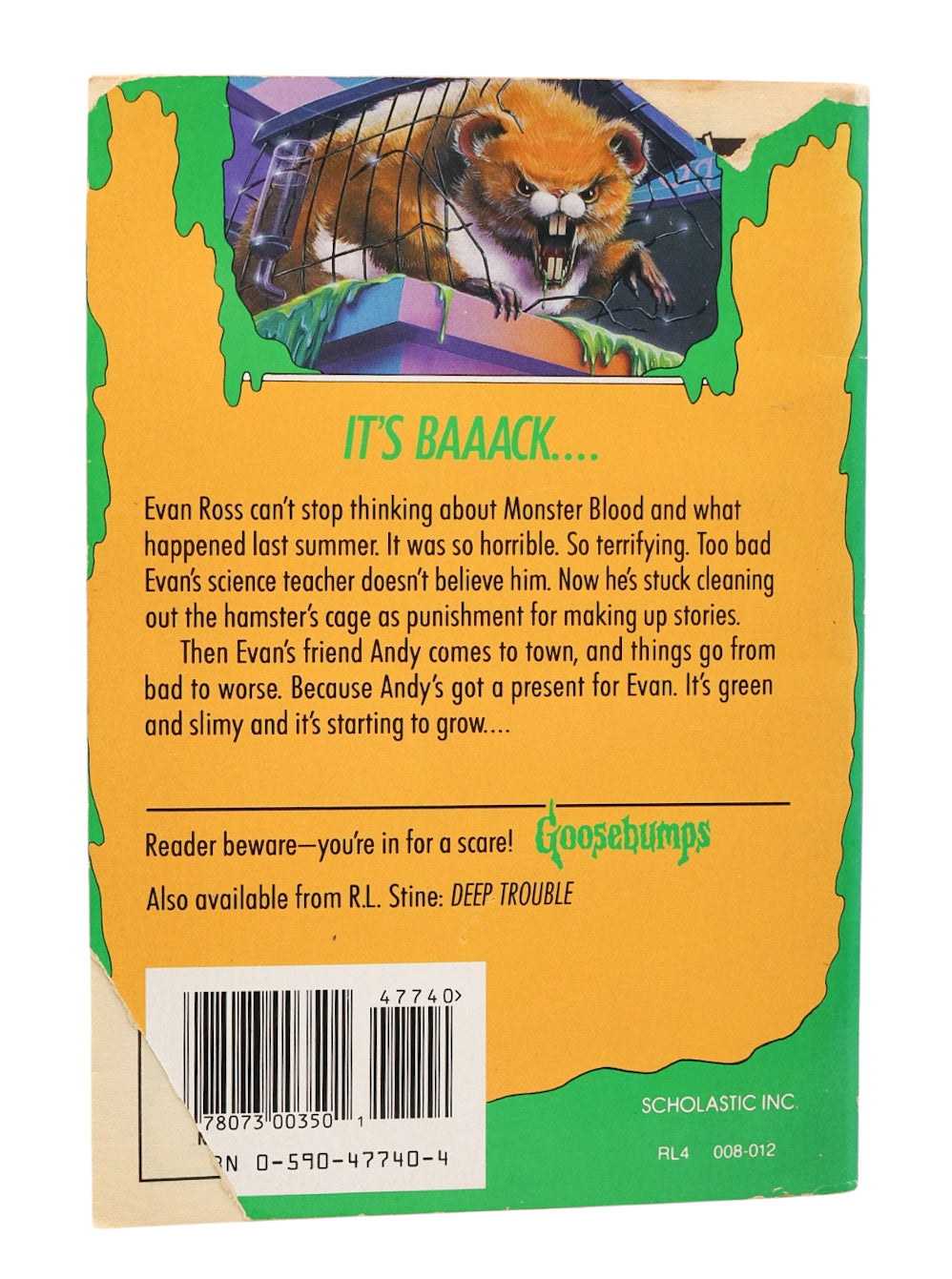 R.L Stine Goosebumps - Monster Blood II