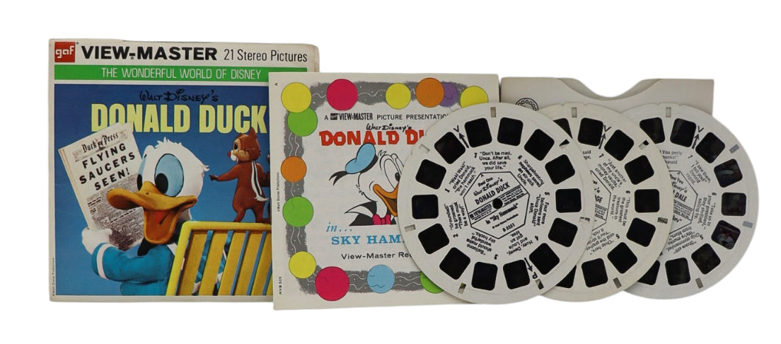 1970s GAF ViewMaster Donald Duck Reel Set