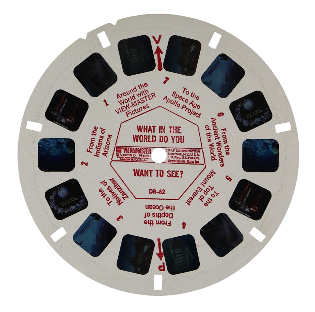1970 GAF ViewMaster What In The World Do You Want To See? Reel