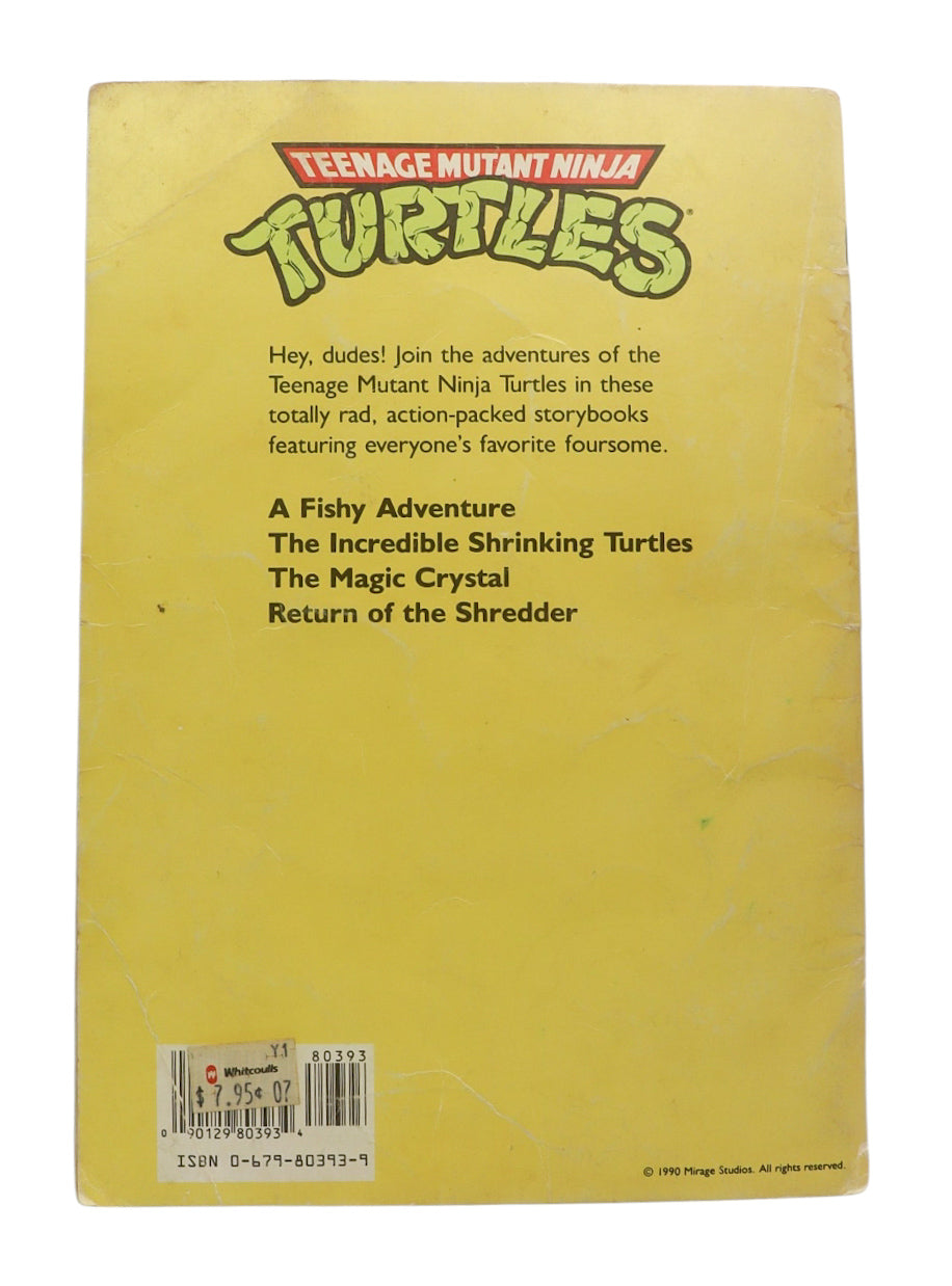 1990 Teenage Mutant Ninja Turtles A Fishy Adventure Book