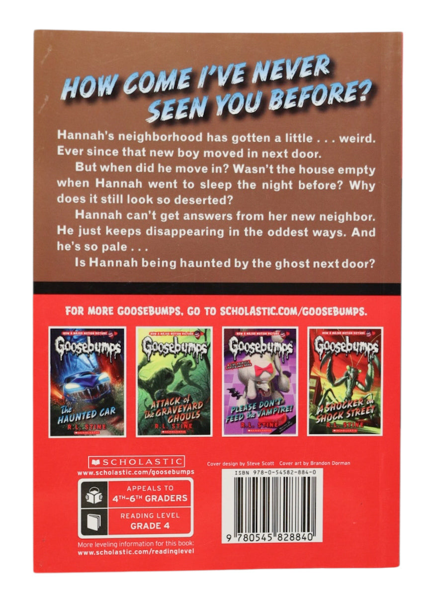 Goosebumps The Ghost Next Door Book