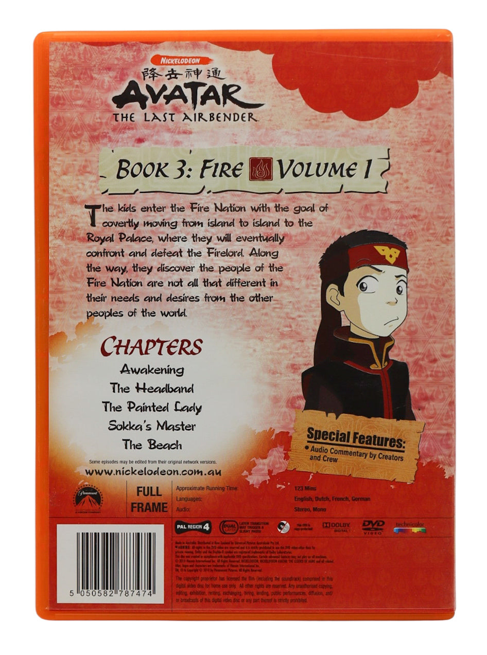 Avatar: The Last Airbender - Book 3: Fire, Volume 1 DVD