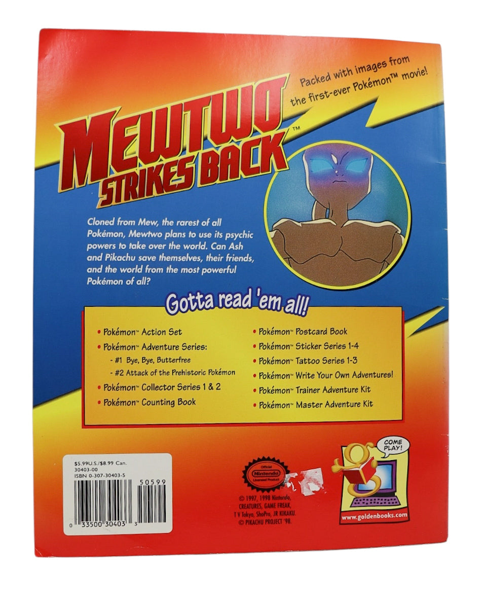 1999 Pokémon: The First Movie - Mewtwo Strikes Back Book