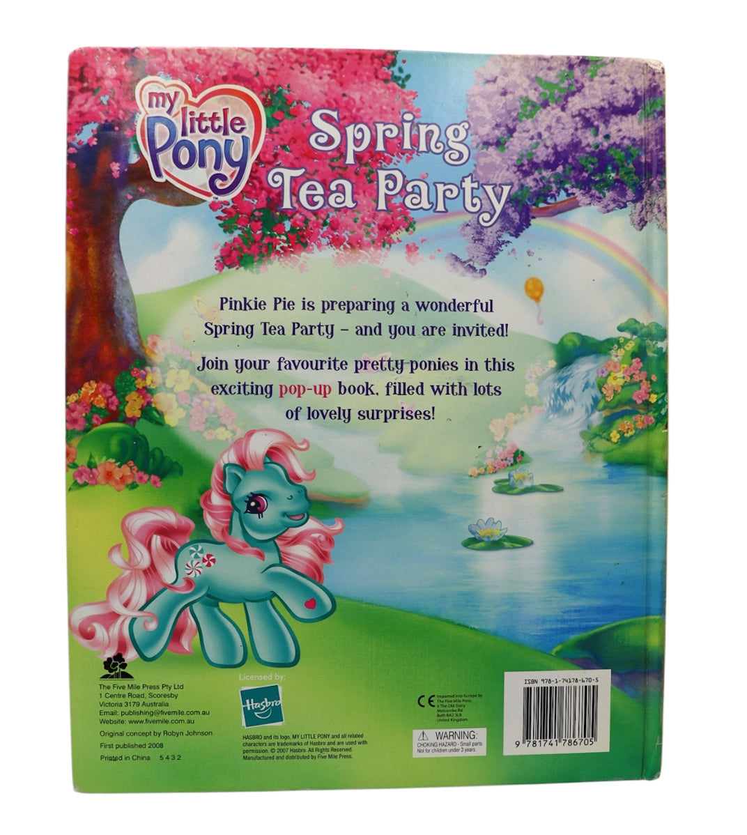 2007 My Little Pony: Spring Tea Party Book