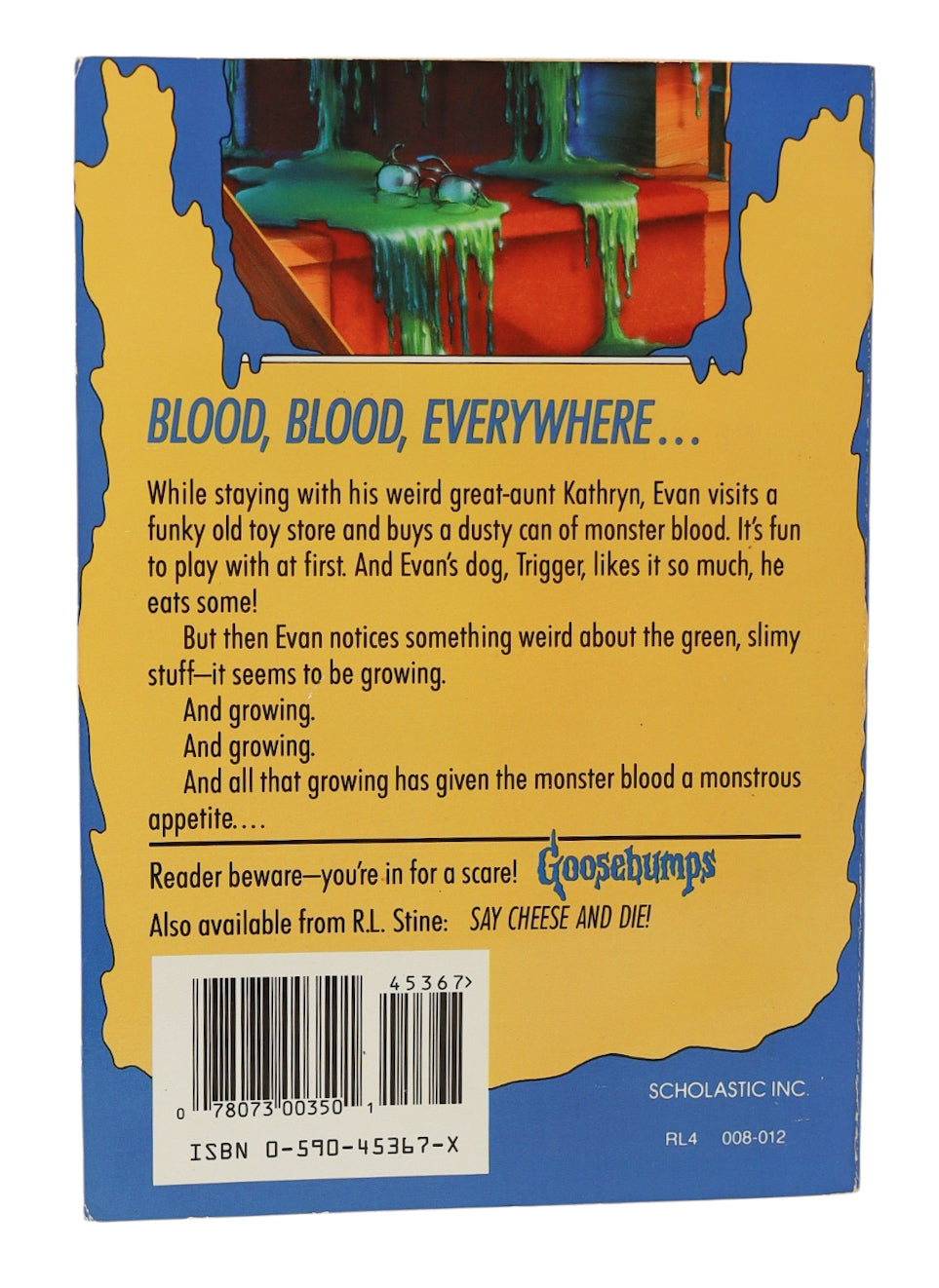 R.L Stine Goosebumps - Monster blood