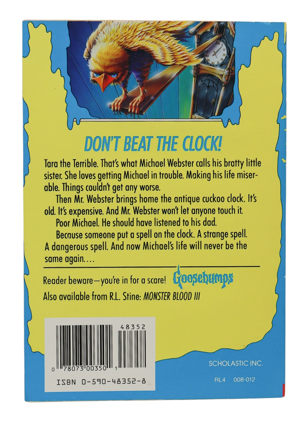 R.L Stine Goosebumps - The Cuckoo Clock of Doom