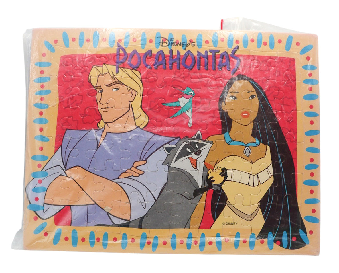 1996 Disney Pocahontas Wooden Tray Puzzle by Playskool