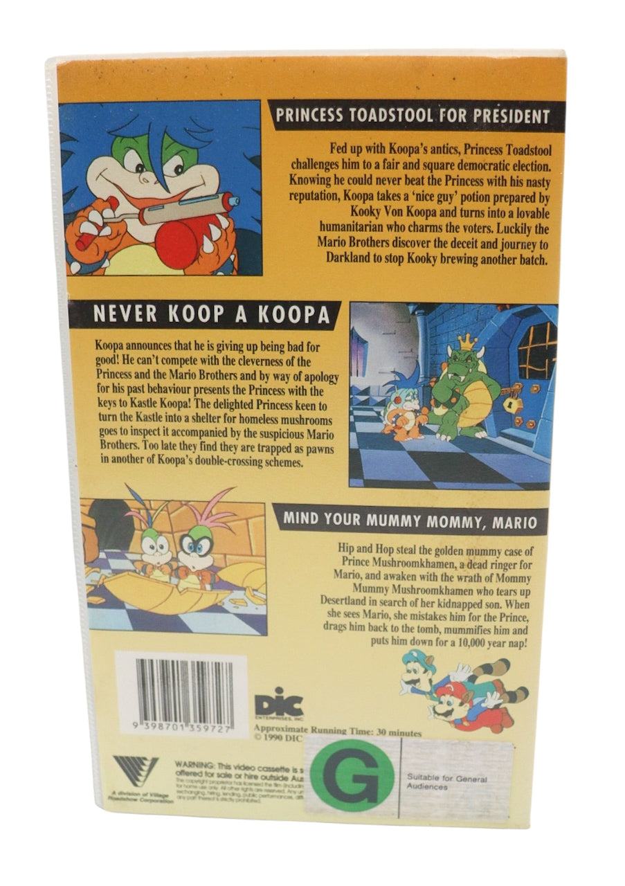 1993 Super Mario Bros. 3: Princess Toadstool for President VHS