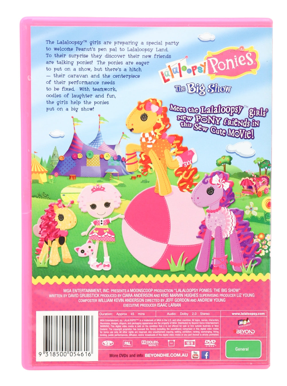 2014 Lalaloopsy Ponies: The Big Show DVD