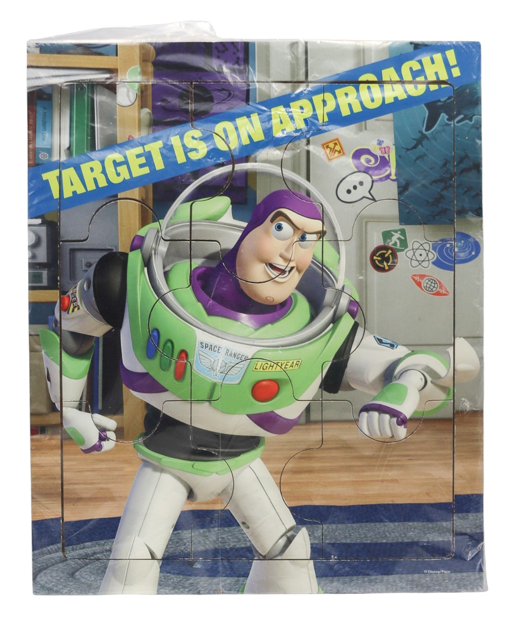 2010 Disney Toy Story 3 Buzz Lightyear "Target is On Approach" Wooden Puzzle