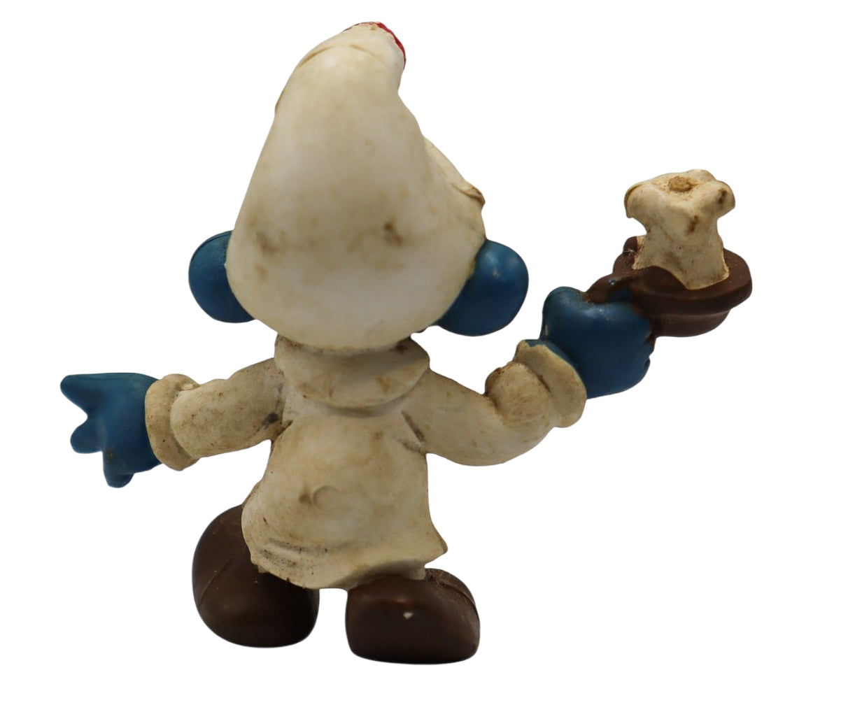 1979 Schleich Candle Smurf Vintage Figurine