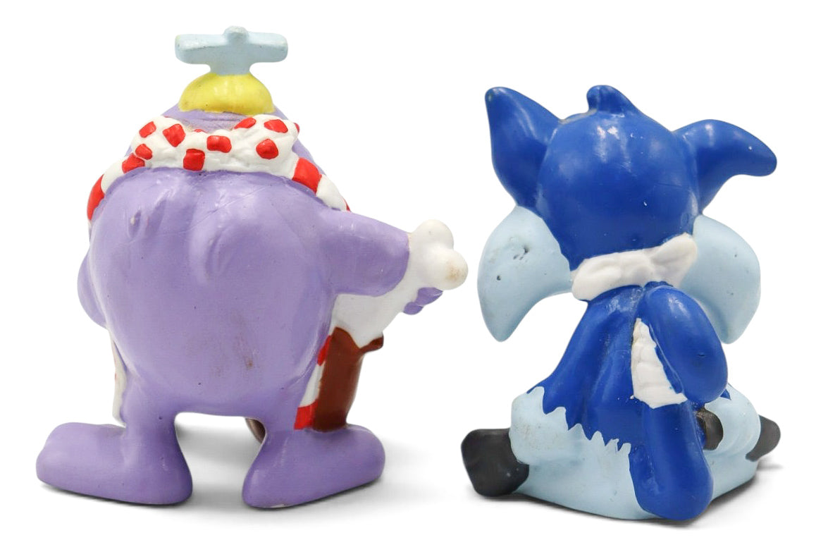 1991 Applause Tiny Toon Adventures Dizzy Devil and Furrball Cat PVC Figures Lot