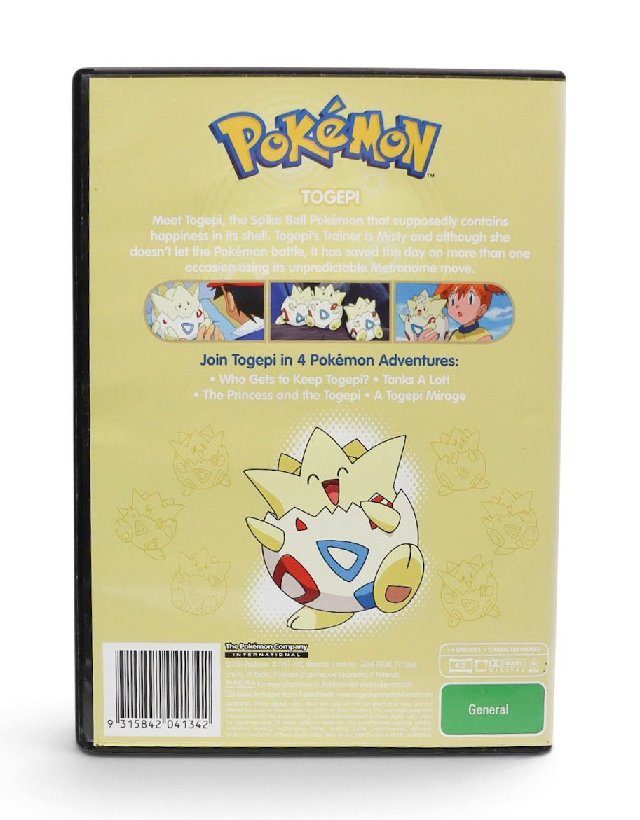 2010 Pokémon All-Stars: Togepi DVD