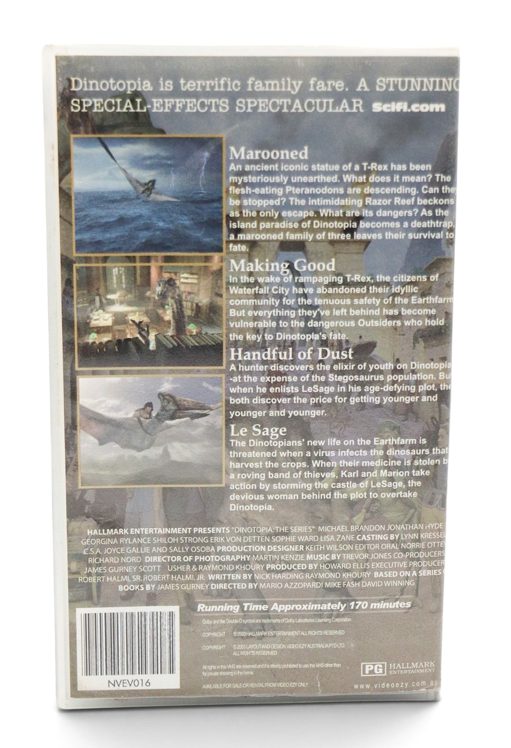 2002 Dinotopia: The Series VHS