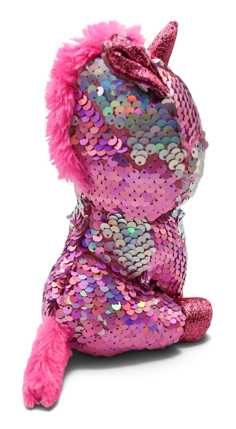 2018 Ty Flippables Sparkle the Unicorn Sequin Plush