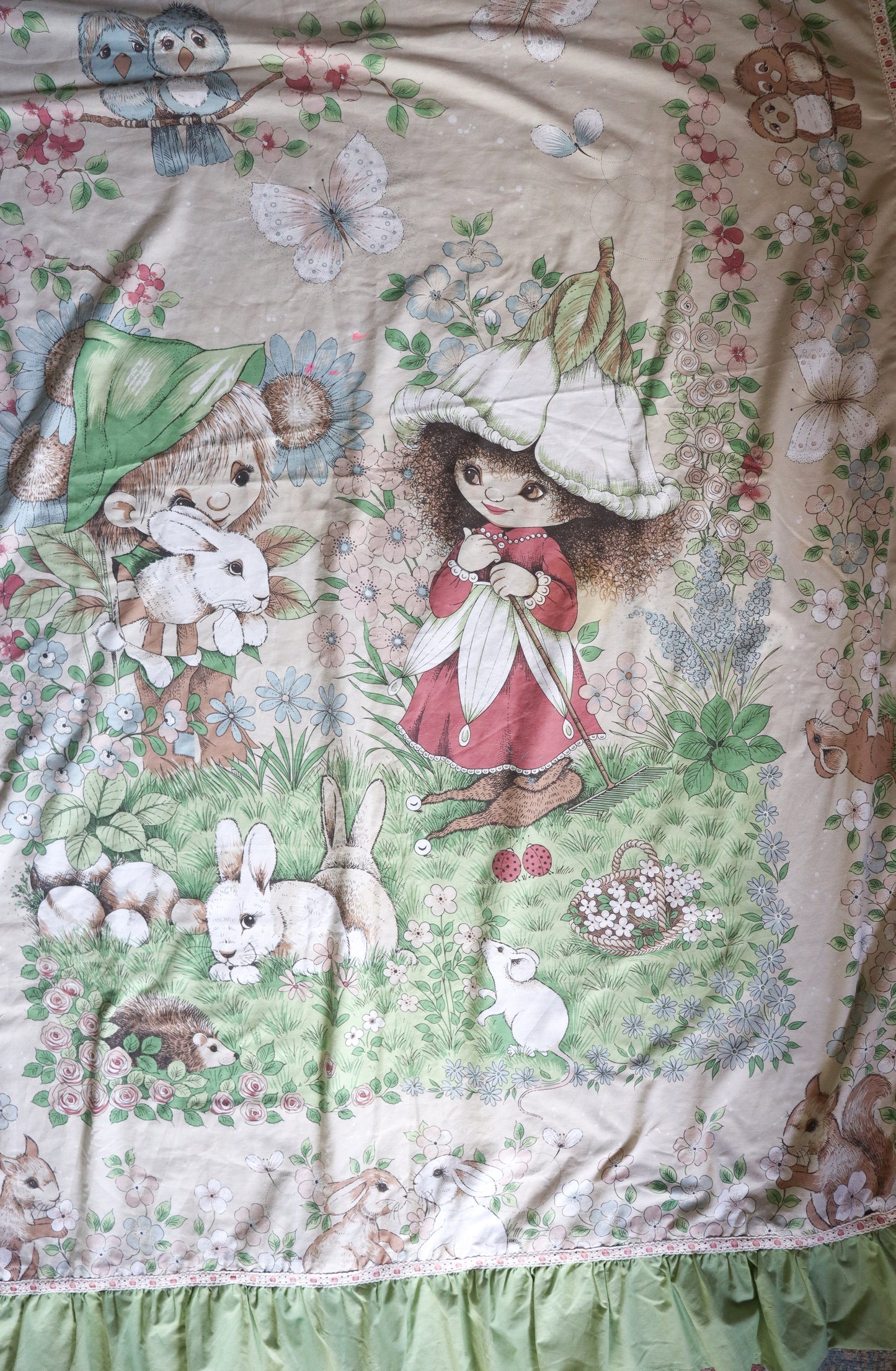 Vintage Victoria Plum Single duvet cover