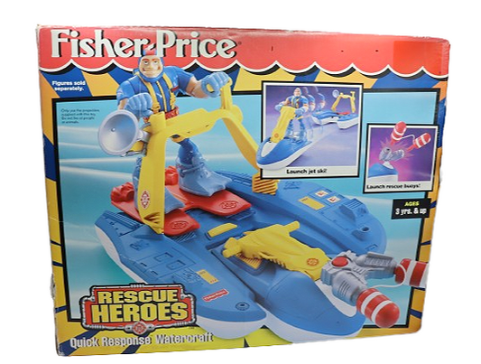 1998 Fisher Price Rescue heros - Quick response watercraft