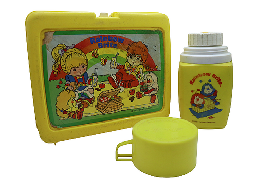 1983 Rainbow Brite lunchbox and thermos